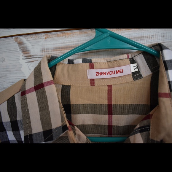 Plaid Button Up - Picture 3 of 3